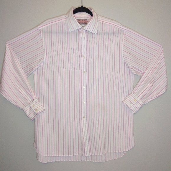 Pink By Thomas Pink Men's Long Sleeve Button Down 100% Cotton - Picture 3 of 15